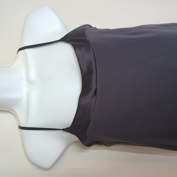 Banana Republic Dark Grey Camisole Stretch Nylon Adjustable Straps Size Large - Picture 4 of 9